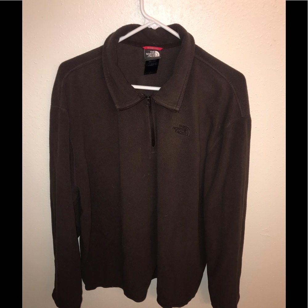 North Face XXL men’s fleece pullover half zip